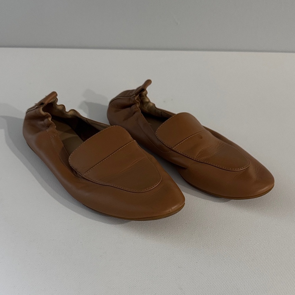 Everlane Everyday Loafers Women's Tan Leather Size 7 Work Casual StreetWear